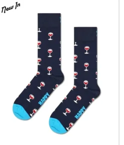 miesten sukat, GLASS OF WINE SOCK>Happy Socks Outlet