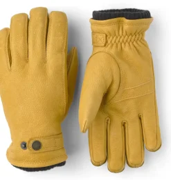 unisex käsineet UTSJÖ FLEECE LINER BUCKLE ELKSKIN GLOVE,>Hestra Outlet