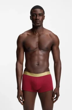 miesten bokserit, TRUNK 2P GOLD COTTON>Hugo Boss Clearance