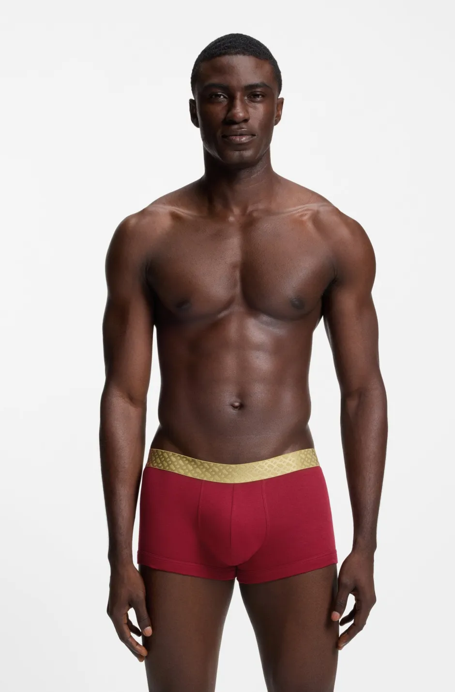 miesten bokserit, TRUNK 2P GOLD COTTON>Hugo Boss Clearance