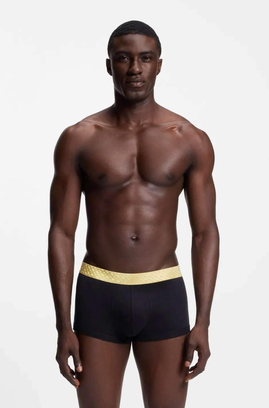 miesten bokserit, TRUNK 2P GOLD COTTON>Hugo Boss Clearance