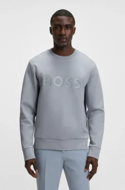 miesten collegepaita K BOSS LOGO SALBO SWEATSHIRT,>Hugo Boss Clearance