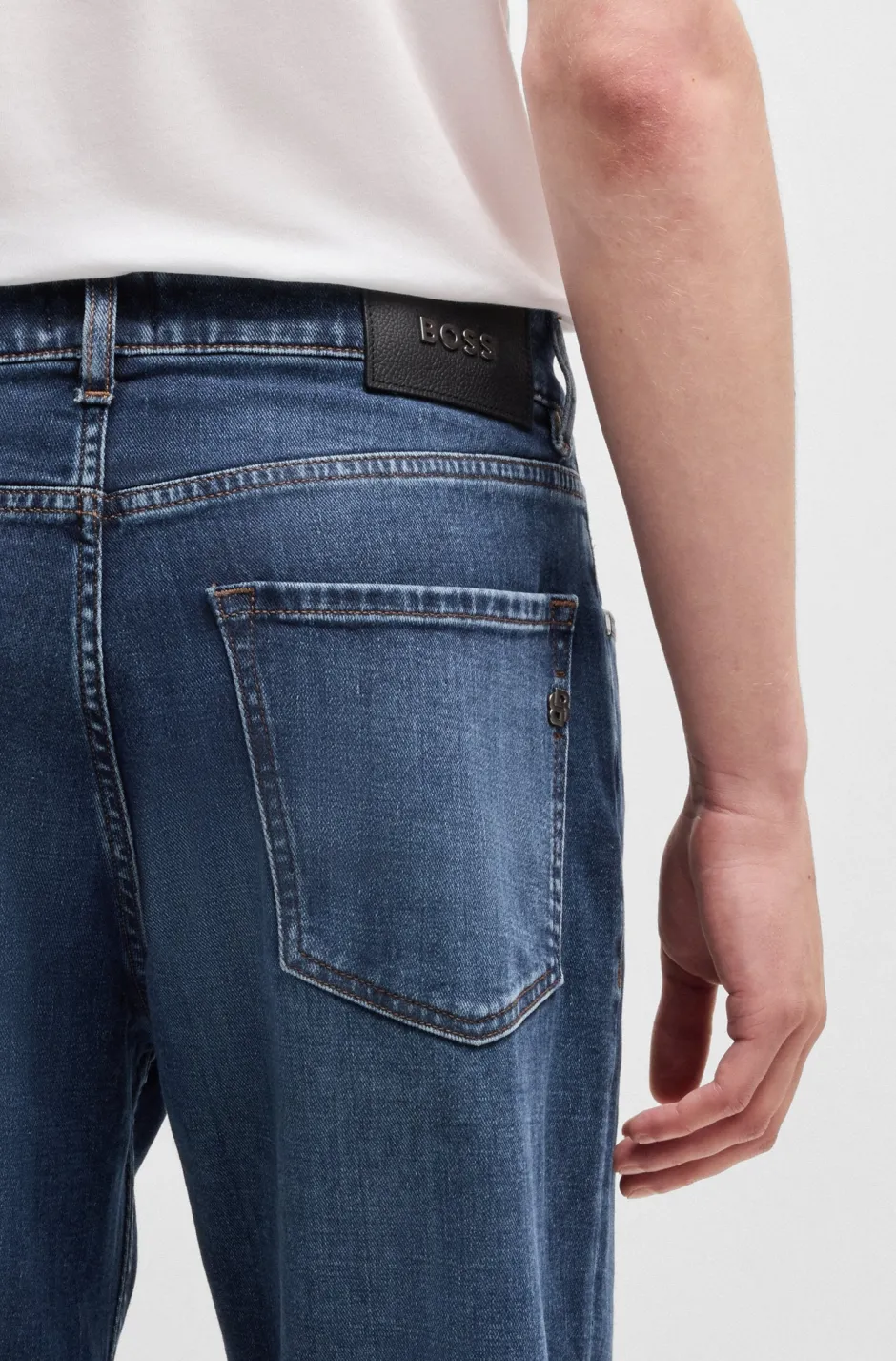 Miesten Farkut, H-RE-MAINE Indigo>Hugo Boss Discount