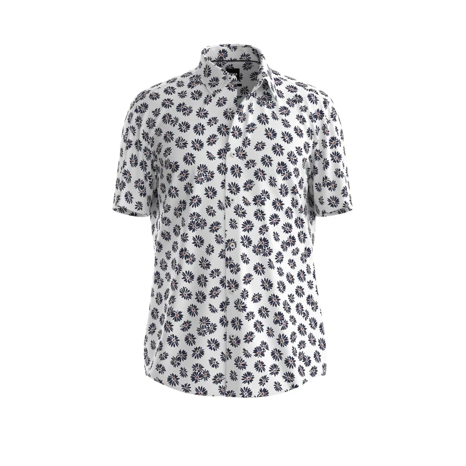 miesten kauluspaita, P-ROAN PERFORMANCE SHIRT>Hugo Boss Online