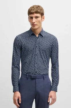 miesten kauluspaita, P-ROAN PERFORMANCE SHIRT>Hugo Boss Discount