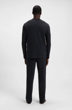 miesten pyjamapaita WAFFLE LS SHIRT NOS,>Hugo Boss Sale