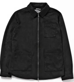 miesten paitatakki, RICKARD VEGAN SUEDE OVERSHIRT>Human Scales Hot