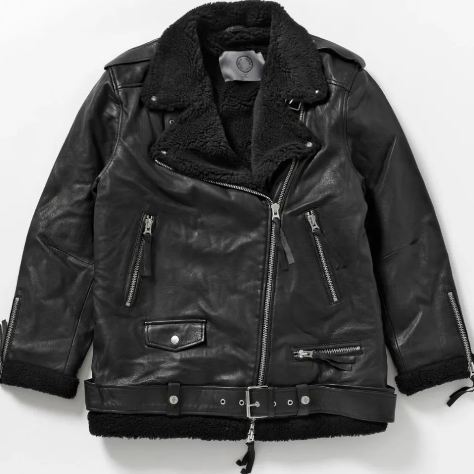 Naisten Nahkatakki Emilia Nahkatakki Karvalla>Human Scales Outlet