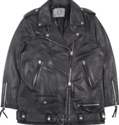 Unisex Oversize Nahkatakki, EMELIE LEATHERJACKET>Human Scales Best