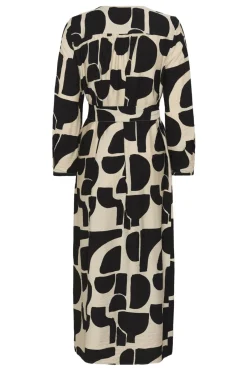 mekko LYNNIW Belted Dress, musta kuosillinen><noscript><img width=
