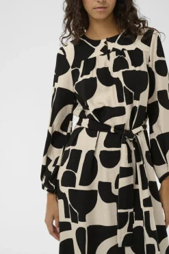 mekko LYNNIW Belted Dress, musta kuosillinen><noscript><img width=