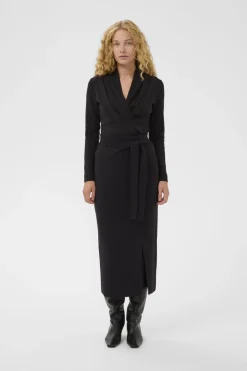 naisten hame TRIIW VINCENTIW KNOT SKIRT, musta>Inwear Online