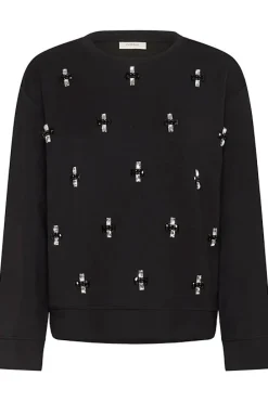 naisten paita KINCENTIW DECO BLOUSE, musta>Inwear Online