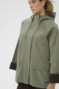 naisten takki GracelynnIW Hooded Jacket, vihreä><noscript><img width=