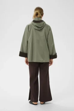 naisten takki GracelynnIW Hooded Jacket, vihreä><noscript><img width=