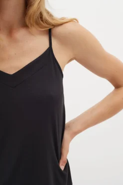 naisten toppi LILIW BASE CAMISOLE, musta><noscript><img width=