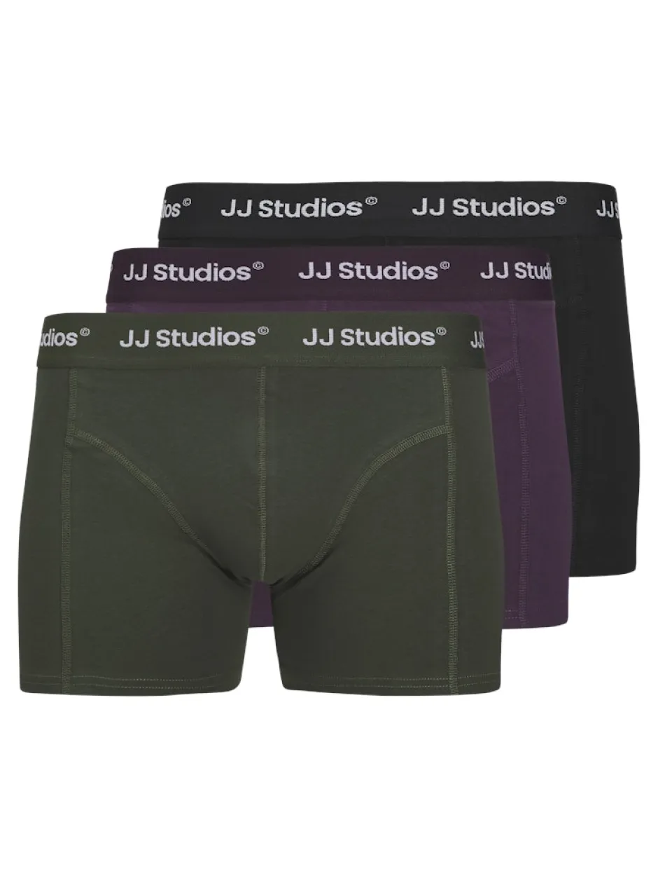 bokserit, JACSOHO SOLID TRUNKS 3 PACK JNR Ei Värikoodia>Jack and Jones Junior Online