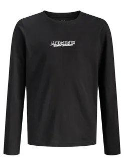 lasten paita JORBLEECKER MINIMAL TEE LS CREW NECK JNR,>Jack and Jones Junior Sale