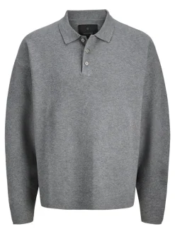 lasten neulepusero JPRBLABRADFORT KNIT POLO LN JNR,>Jack and Jones Junior Discount
