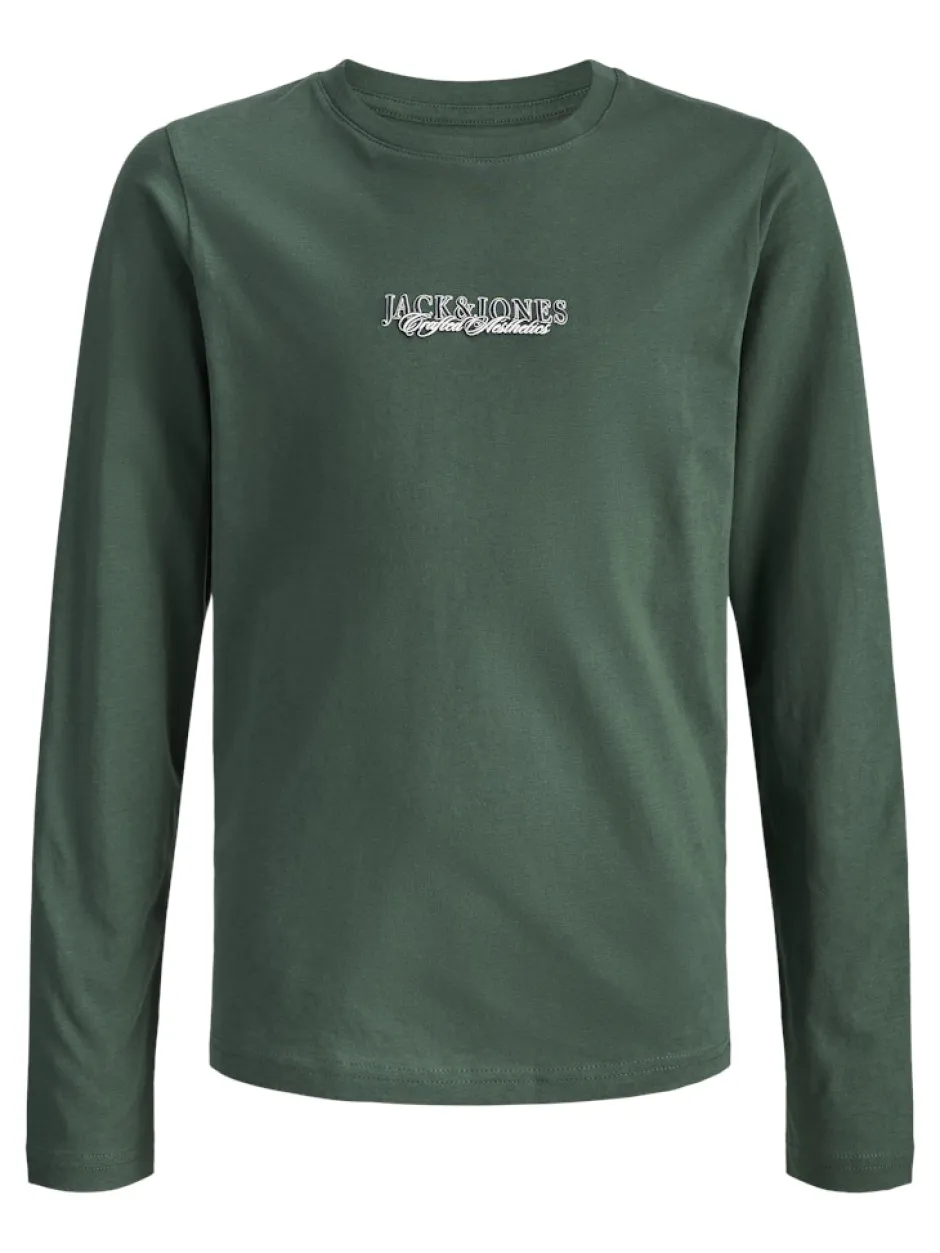 lasten paita JORBLEECKER MINIMAL TEE LS CREW NECK JNR,>Jack and Jones Junior Clearance
