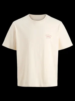 t-paita, JORMEADOWS GRAPHIC BACK TEE SS CRE JNR>Jack and Jones Junior Hot