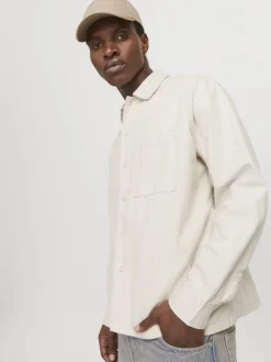 miestan päällyspaita, JJEURBAN EDGE OVERSHIRT LS SN><noscript><img width=