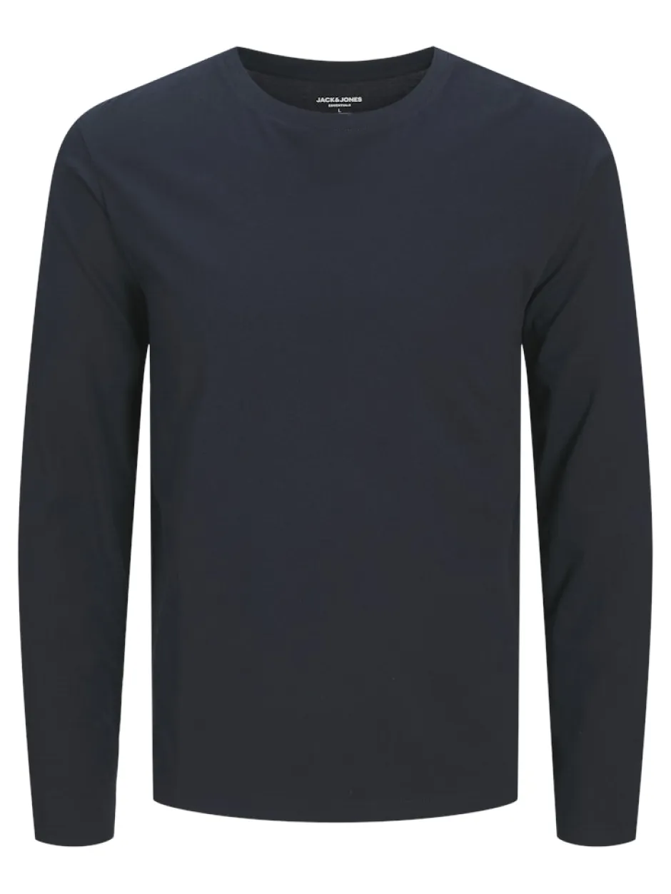 miesten paita, JJEORGANIC BASIC TEE LS O-NECK>Jack and Jones Clearance