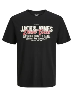 miesten t-paita, JJELOGO TEE SS O-NECK 2 COL AW25 SN>Jack and Jones Discount