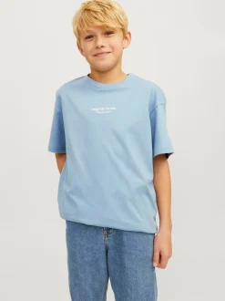 JACK&JONES JUNIOR lasten t-paita, JORVESTERBRO TEE SS CREW NECK>Jack and Jones Junior Hot