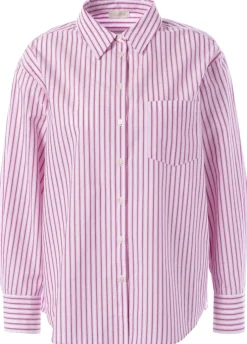 naisten paitapusero Karole Blouse, vaaleanpunainen raidallinen>JcSophie