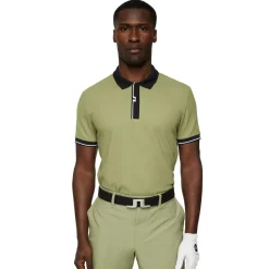 miesten pikeepaita, BAY SLIM POLO GOLF Armeijanvihreä>J.Lindeberg Best