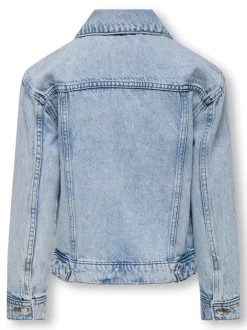 lasten farkkutakki, KOGBELIEVE OVERSIZE DENIM JACKET Indigo><noscript><img width=
