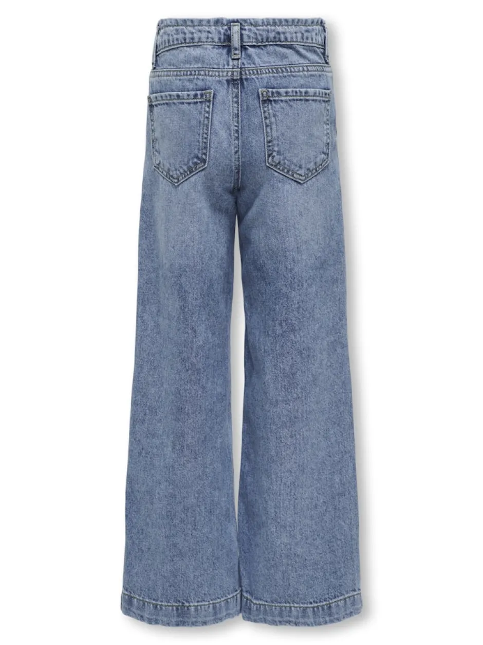 lasten farkut KOGCOMET WIDE LEG NOOS SININEN, INDIGO>Kids Only Sale