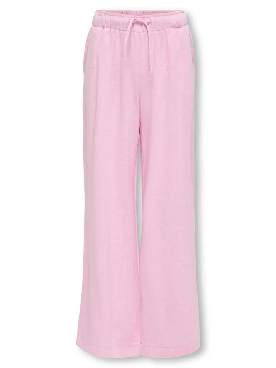 lasten housut, KOGSIESTA PULL-UP LINEN BLEND PANT>Kids Only Discount