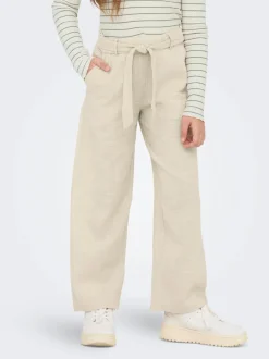 lasten housut, KOGTIZANA COTTON LOOSE PANTS>Kids Only Sale