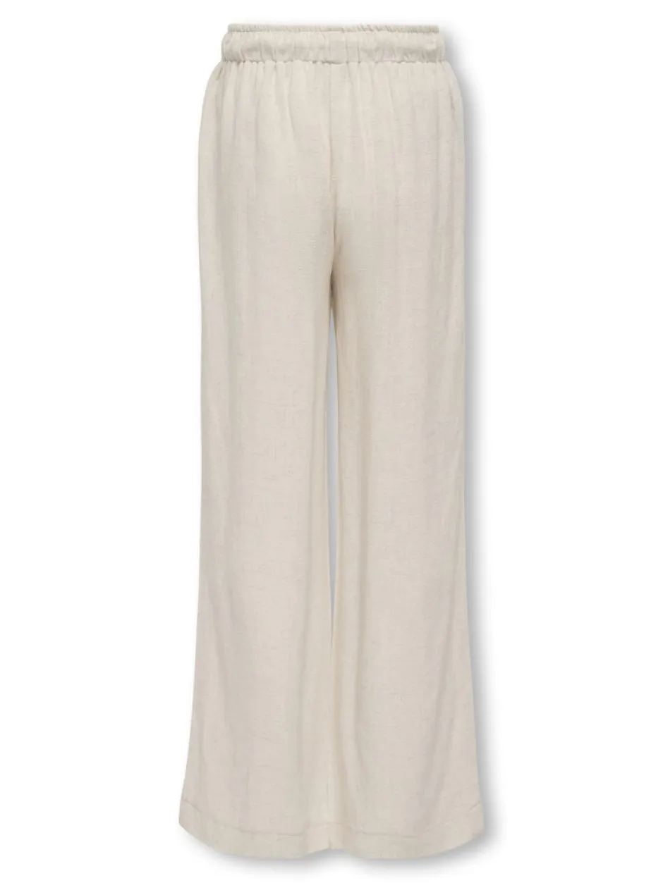 lasten housut, KOGSIESTA PULL-UP LINEN BLEND PANT>Kids Only