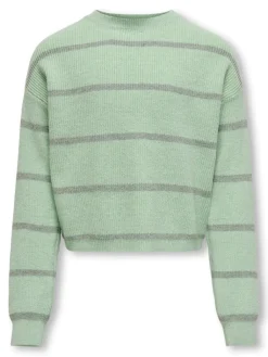 Lasten Neulepusero, KOGFRANCA SHORT STRIPE KNIT NOOS>Kids Only