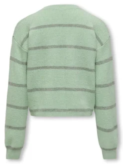Lasten Neulepusero, KOGFRANCA SHORT STRIPE KNIT NOOS>Kids Only