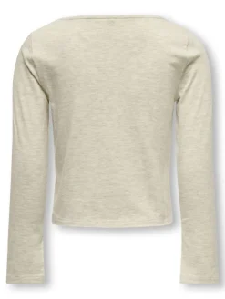 lasten paita, KOGFELINA L/S BOATNECK SLIT TOP>Kids Only Outlet