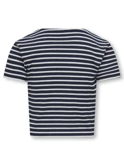 Lasten T-paita, KOGNELLA STRIPED SS O-NECK TOP>Kids Only Outlet
