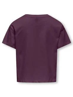 lasten t-paita, KOGMAIKEN LIFE CROPHEART SS TOP>Kids Only Hot