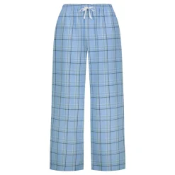 naisten pyjamahousut Kia ruutuhousu, sininen>Klement Discount