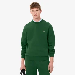 Miesten Collegepaita, BRUSHED COTTON FLEEX JOGGER SWEATSHIRT>Lacoste Online