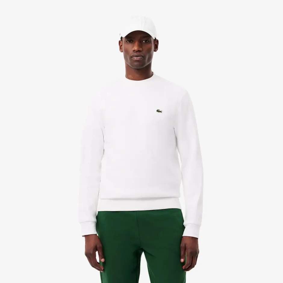 Miesten Collegepaita, BRUSHED COTTON FLEEX JOGGER SWEATSHIRT>Lacoste Best