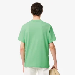 miesten t-paita, MID WEIGHT COTTON JERSEY T-SHIRT>Lacoste Clearance
