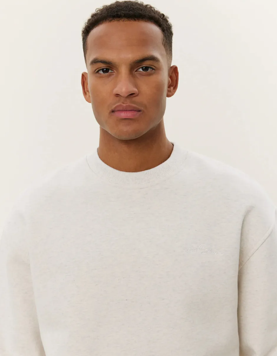 college, CREW SWEATSHIRT Vaaleanharmaa>Les Deux Best