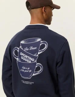 miesten collegepaita Coffee Ben Artist Sweatshirt,>Les Deux Discount