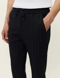 miesten housut COMO TAPERED PINSTRIPED PANTS,><noscript><img width=