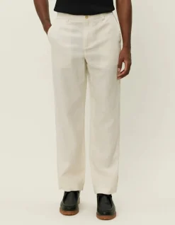 miesten kesähousut, PINO LINEN PANT>Les Deux Online