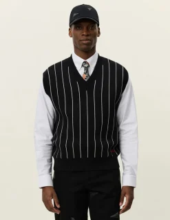 miesten liivi, GASTON JACQUARD PINSTRIPE VEST><noscript><img width=